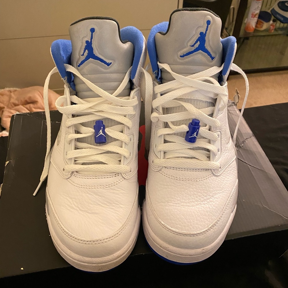 Jordan Retro 5 White Stealth